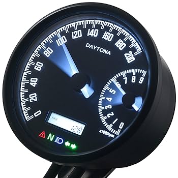 バイク　スピードメーター　ヴェローナ　新同品　タコメーター　値下げ Amazon | デイトナ(Daytona) VELONA(ヴェローナ) バイク用 電気